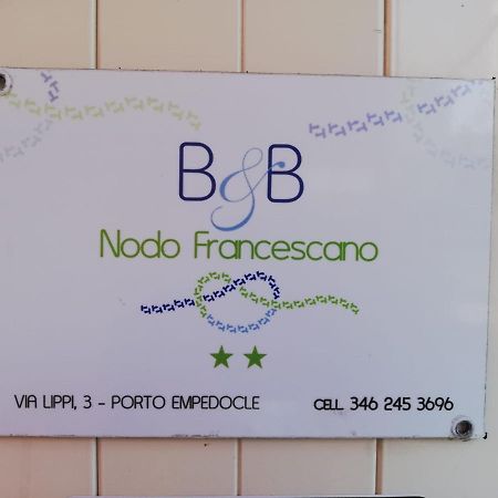 B&B Nodo Francescano Porto Empedocle Exteriör bild